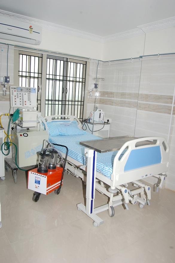 Air conditioned private ward and patient recovery room