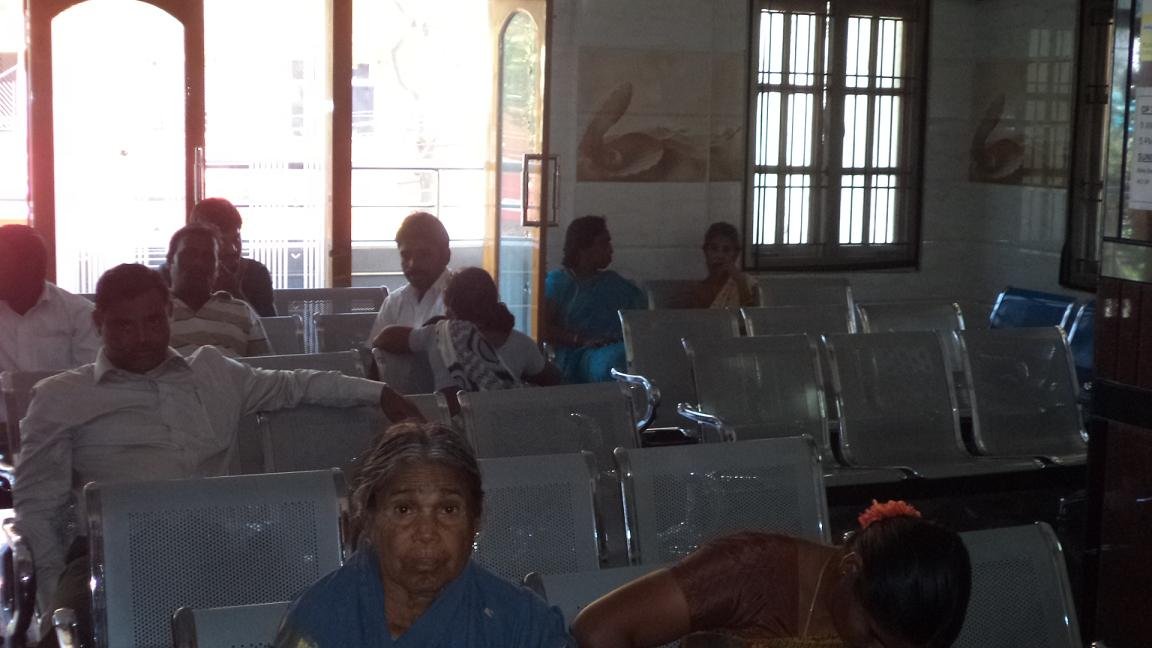 Patient waiting hall and Out-Patient department